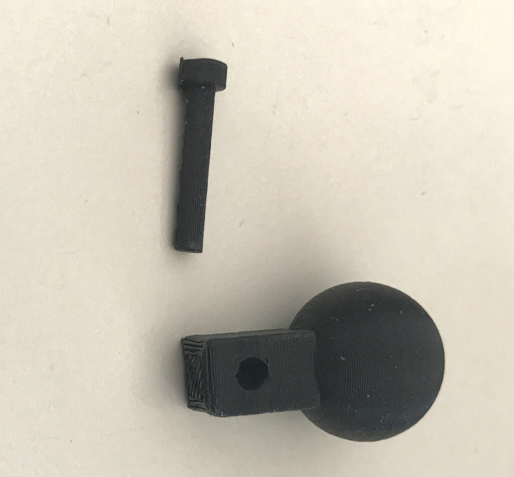 Sat Nav 17mm Ball and Lock Pin